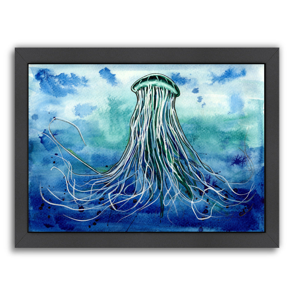 Emperor Jellyfish by Sam Nagel Framed Print - Americanflat