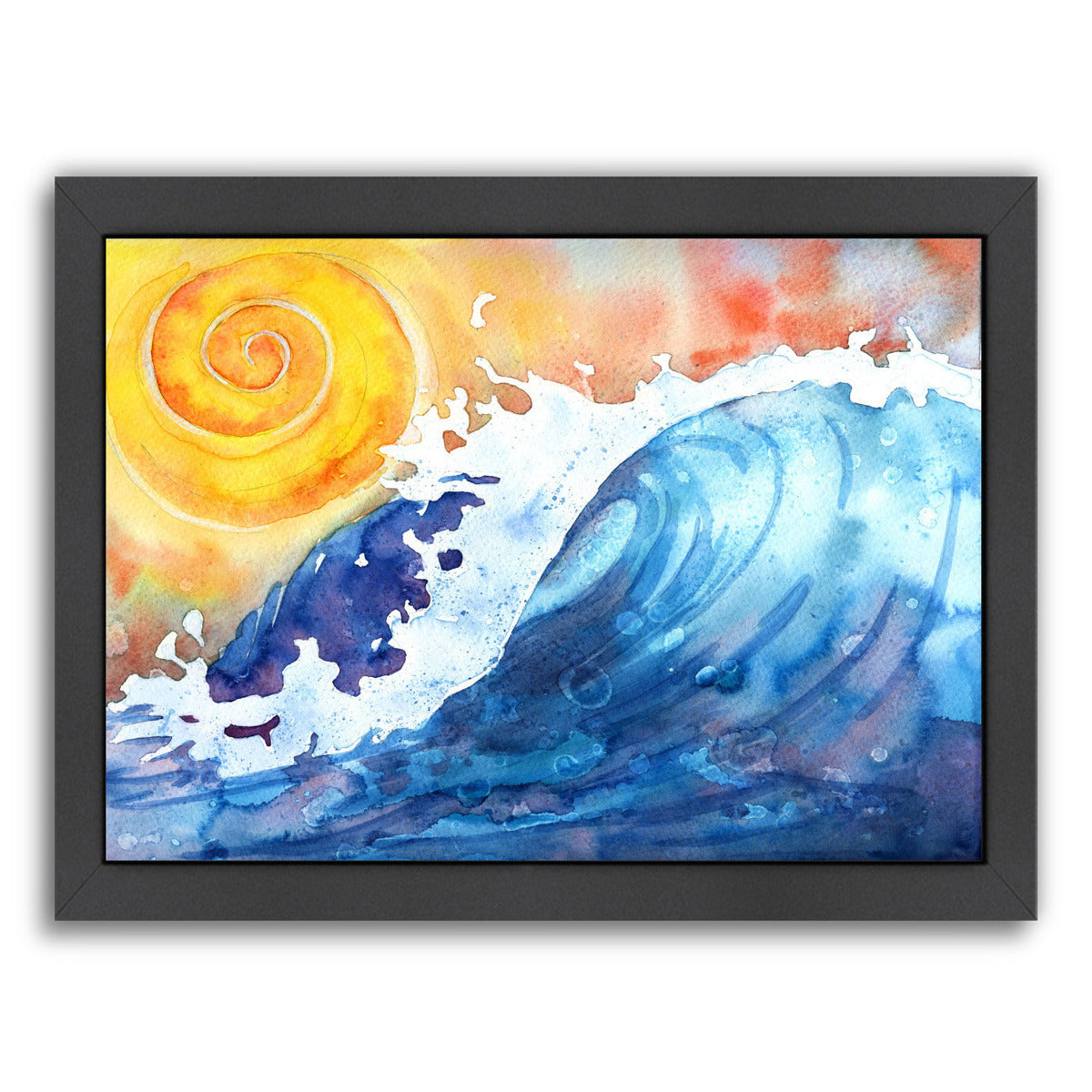 Facing East Ocean Wave by Sam Nagel Framed Print - Americanflat