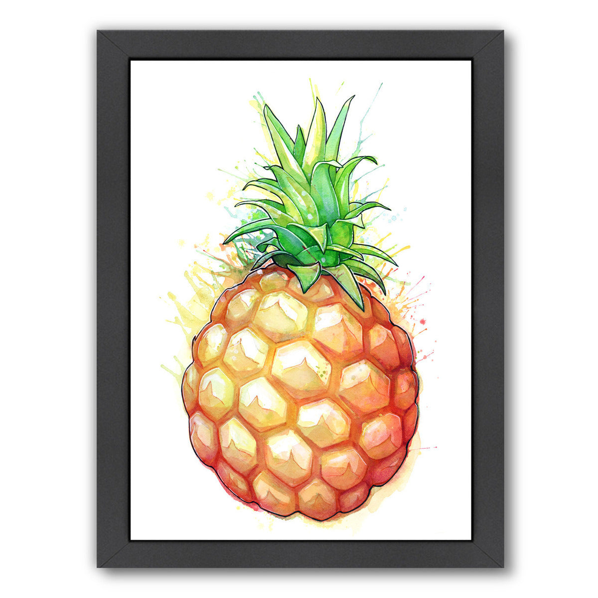Fat Pineapple 1 by Sam Nagel Framed Print - Americanflat