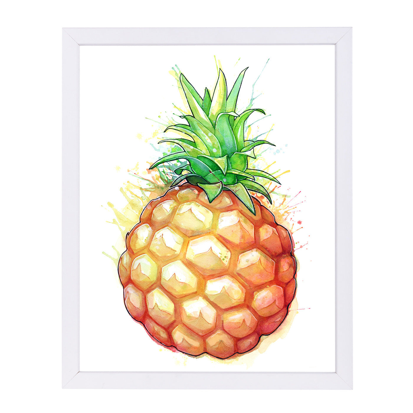 Fat Pineapple 1 by Sam Nagel Framed Print - Americanflat