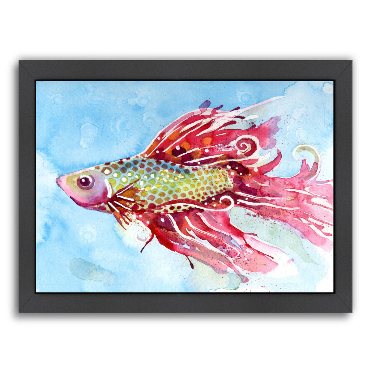 Fish Swim by Sam Nagel Framed Print - Americanflat