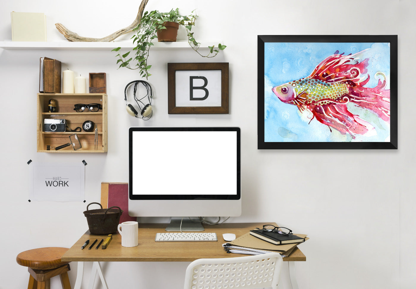 Fish Swim by Sam Nagel Framed Print - Americanflat