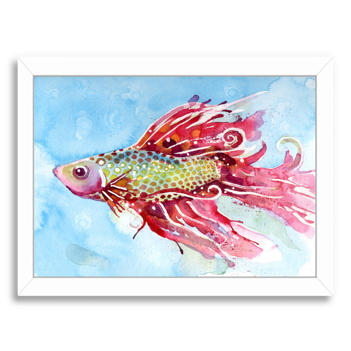 Fish Swim by Sam Nagel Framed Print - Americanflat