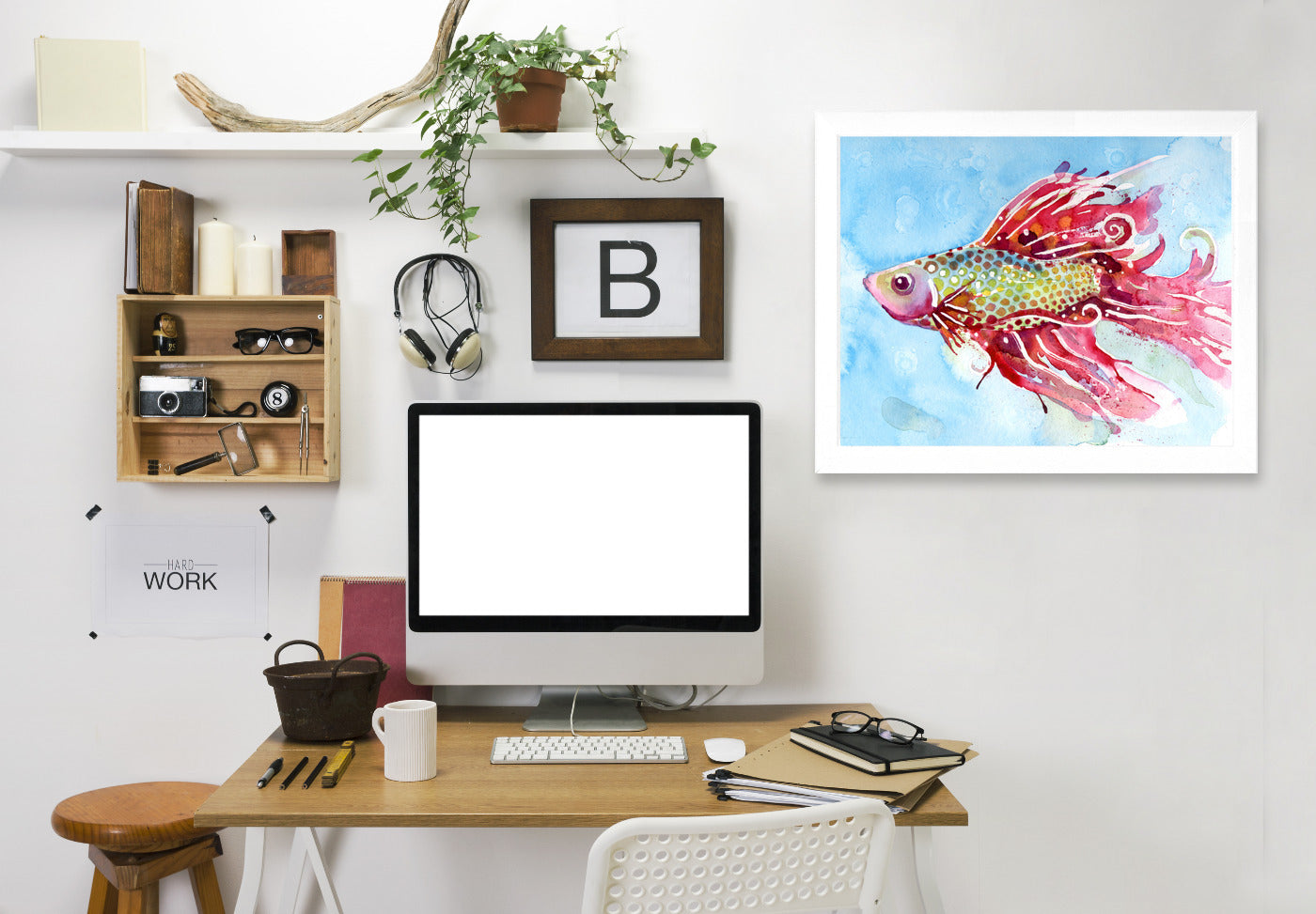 Fish Swim by Sam Nagel Framed Print - Americanflat