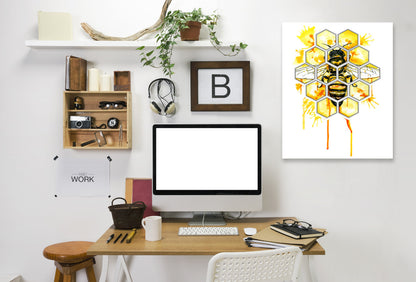 Hive Mentality by Sam Nagel Wrapped Canvas - Wrapped Canvas - Americanflat