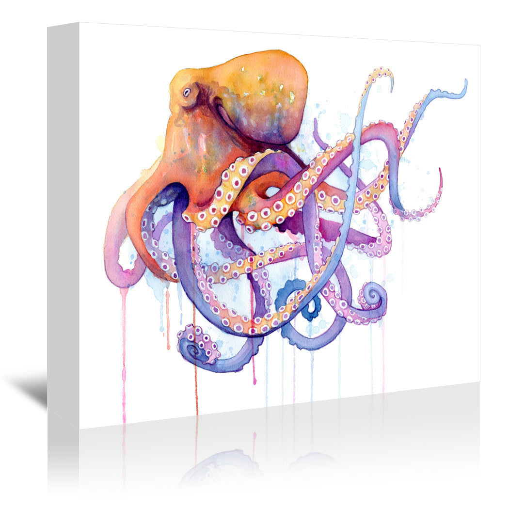 Octopus Ii by Sam Nagel Wrapped Canvas - Wrapped Canvas - Americanflat