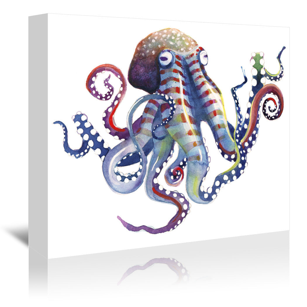 Octopus by Sam Nagel Wrapped Canvas - Wrapped Canvas - Americanflat