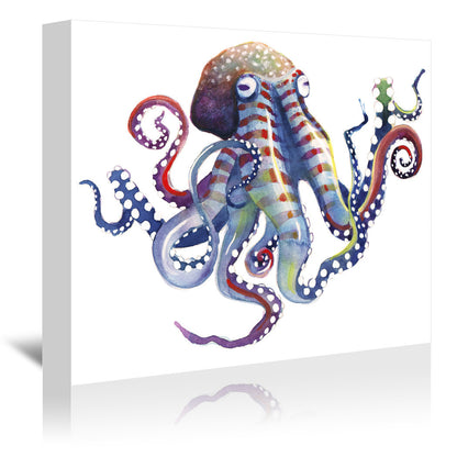 Octopus by Sam Nagel Wrapped Canvas - Wrapped Canvas - Americanflat