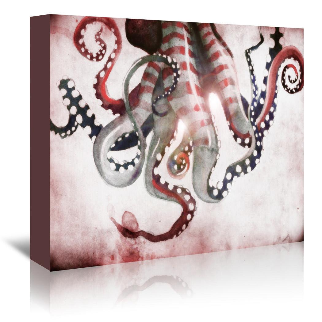 Sea Monster 2 by Sam Nagel Wrapped Canvas - Wrapped Canvas - Americanflat