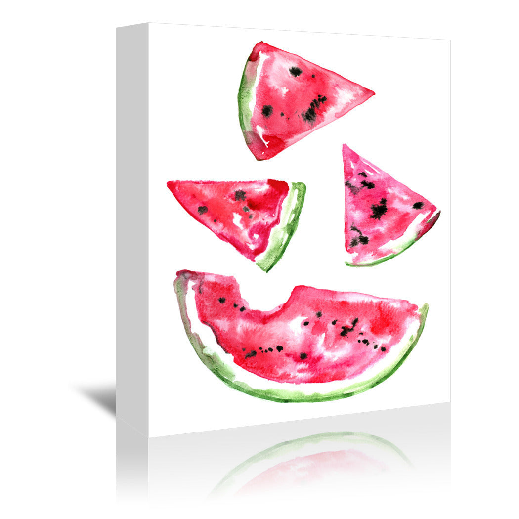 Watermelon Slice by Sam Nagel Wrapped Canvas - Wrapped Canvas - Americanflat