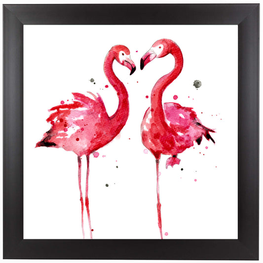 Pink Flamingos by Sam Nagel Framed Print - Americanflat