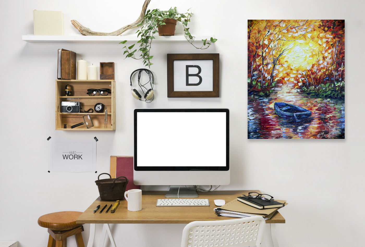 Impression  Sunset by OLena Art Wrapped Canvas - Wrapped Canvas - Americanflat
