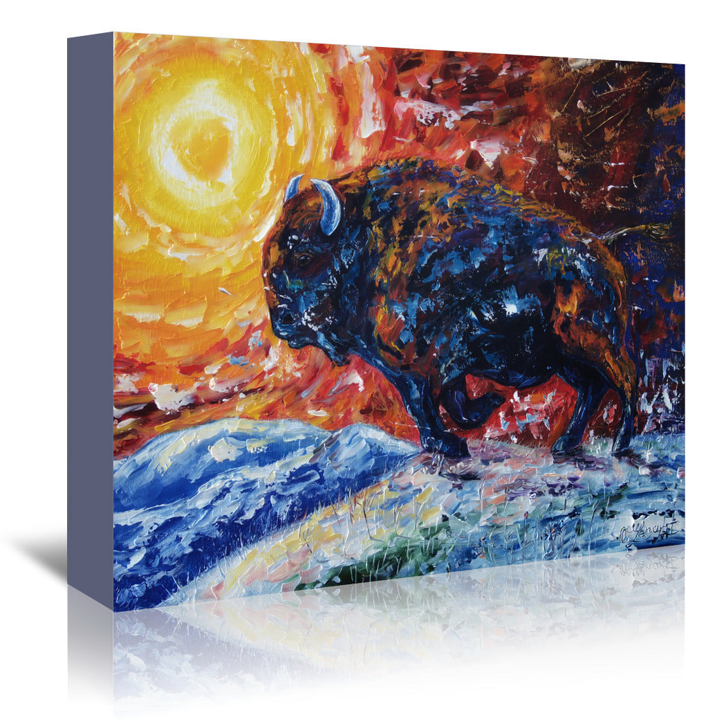 Wild The Storm by OLena Art Wrapped Canvas - Wrapped Canvas - Americanflat