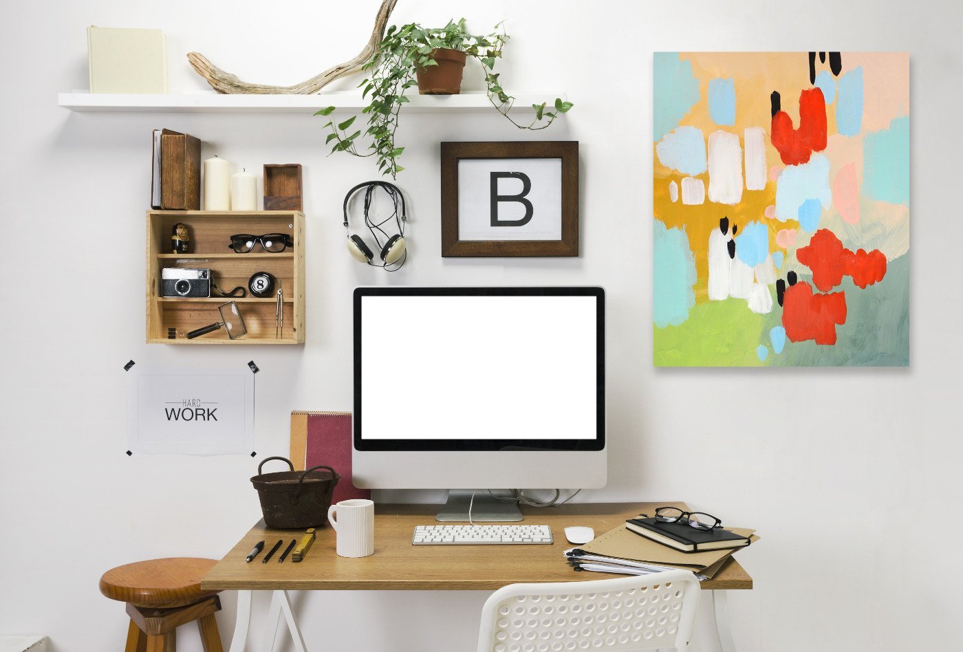 Beating Hearts by Annie Bailey Wrapped Canvas - Wrapped Canvas - Americanflat
