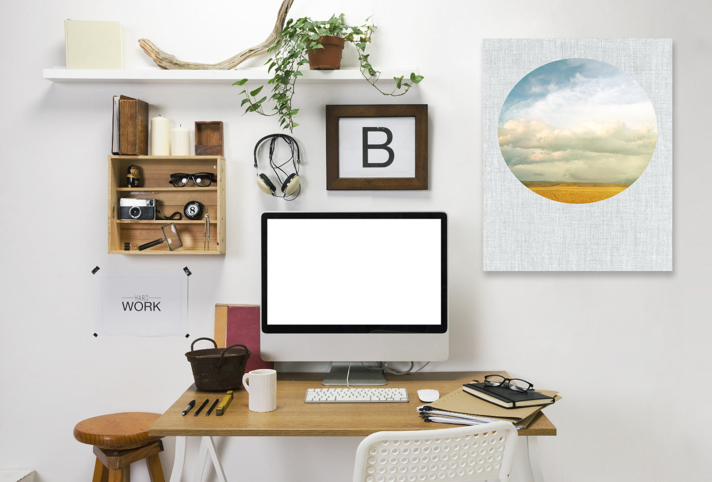 Cloud Cover by Annie Bailey Wrapped Canvas - Wrapped Canvas - Americanflat