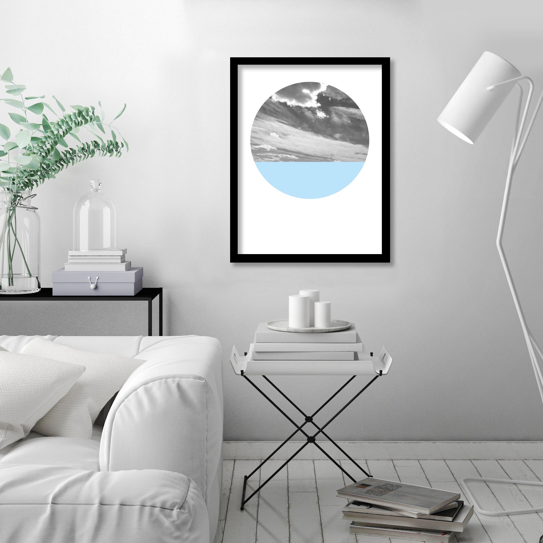 Cloudscape And Blue by Annie Bailey - Framed Print - Americanflat