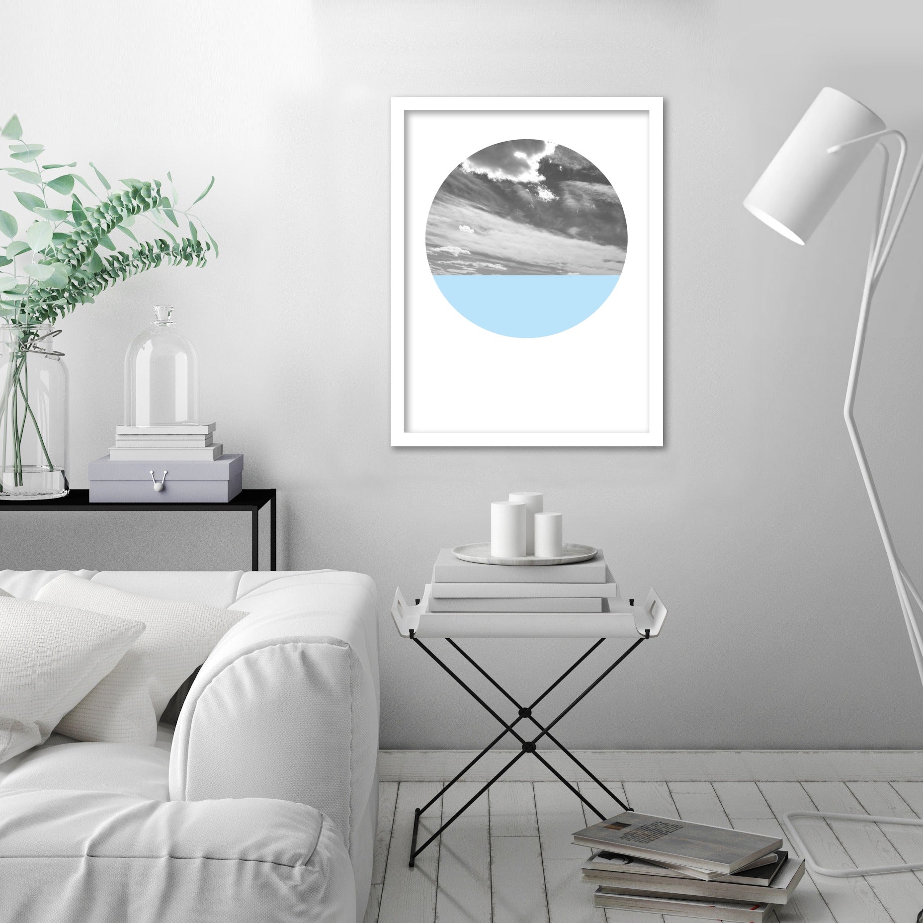 Cloudscape And Blue by Annie Bailey - Framed Print - Americanflat