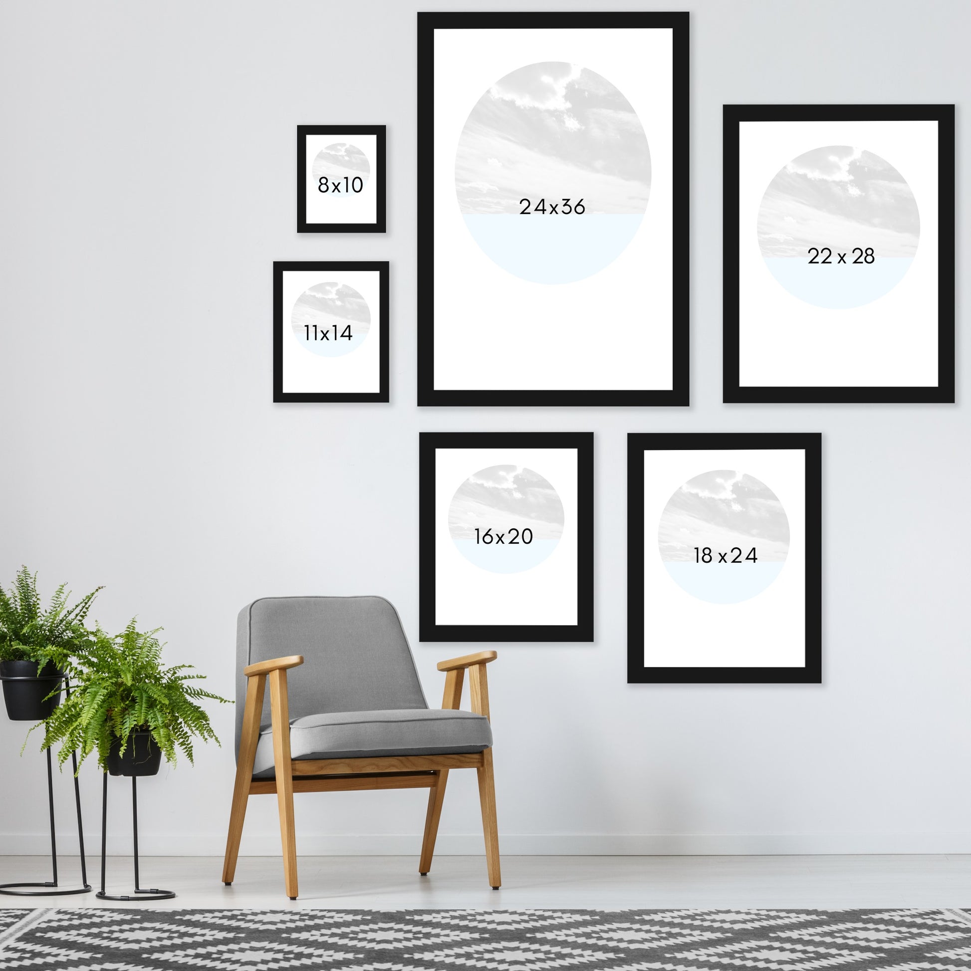 Cloudscape And Blue by Annie Bailey - Framed Print - Americanflat