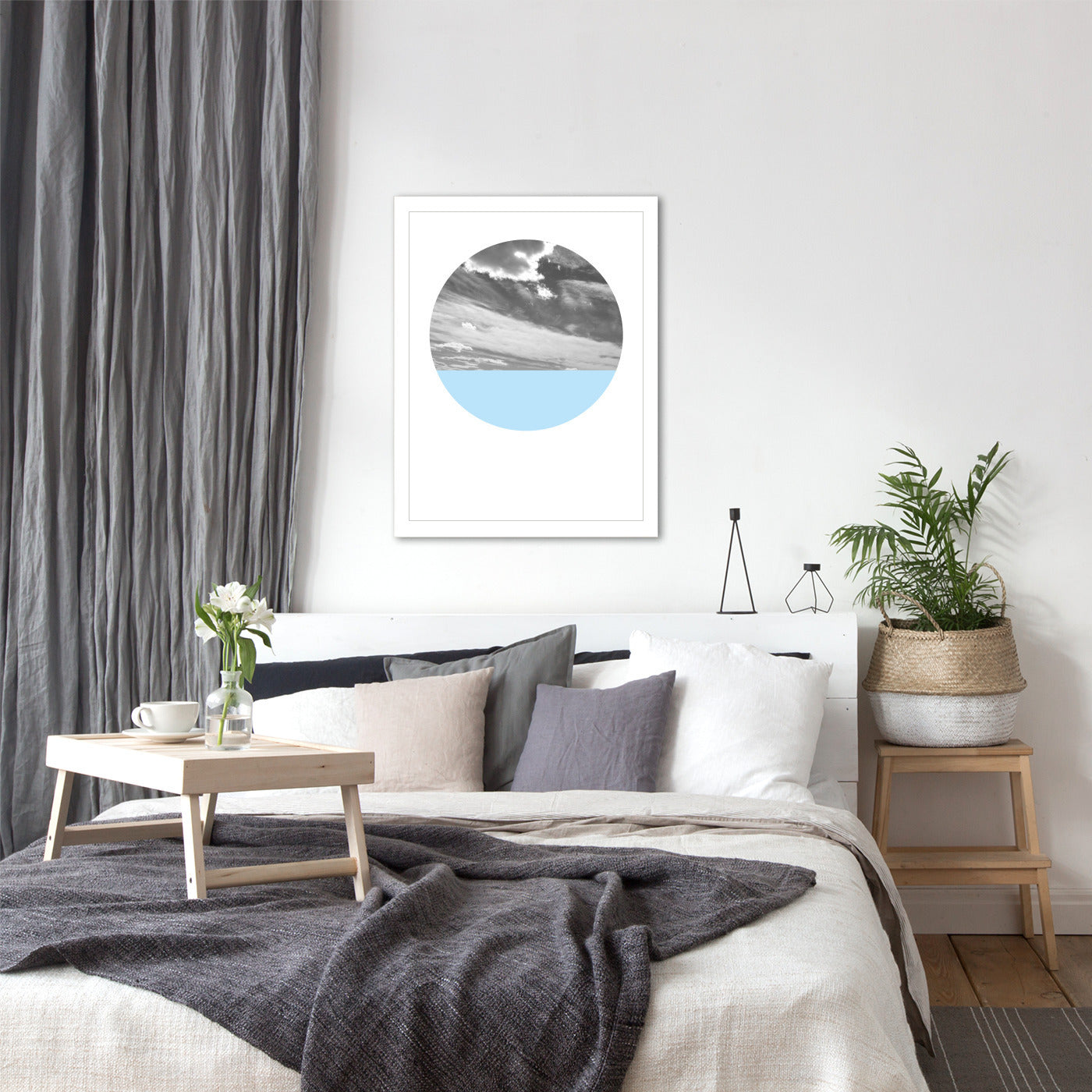 Cloudscape And Blue by Annie Bailey - Framed Print - Americanflat