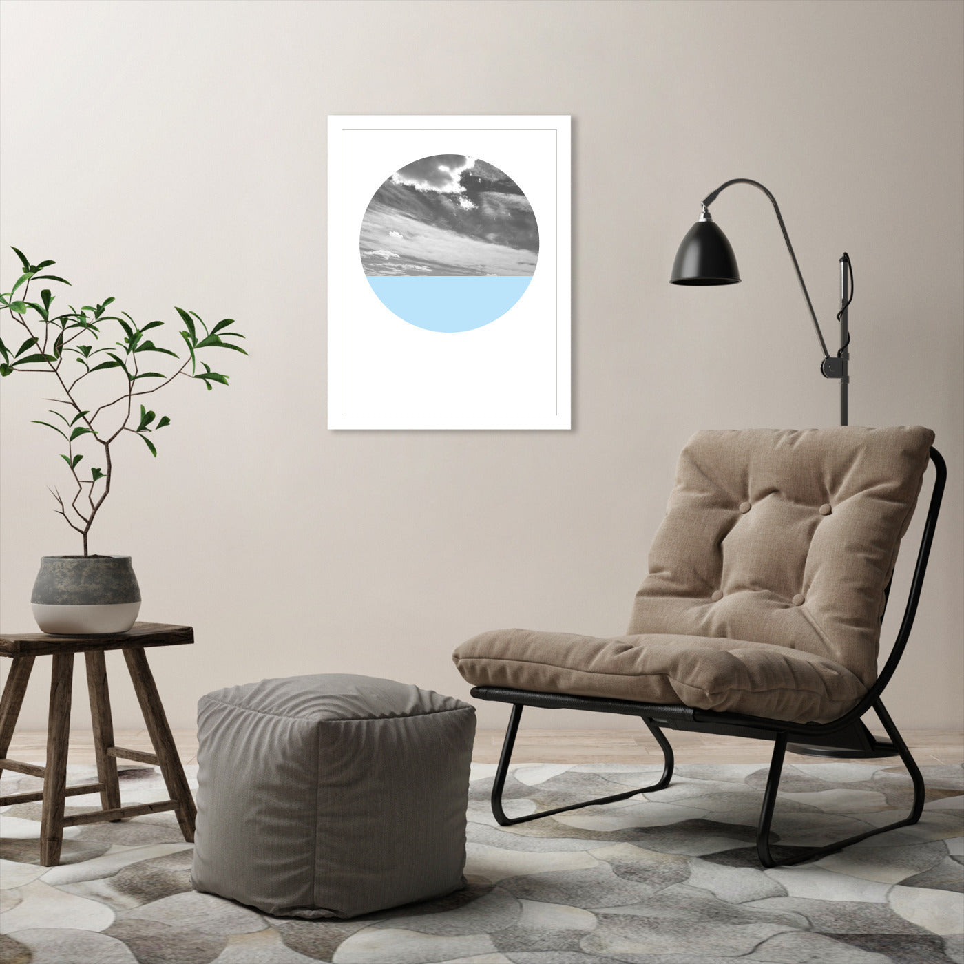 Cloudscape And Blue by Annie Bailey - Framed Print - Americanflat