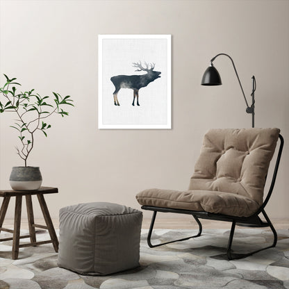 Elk And Forest by Annie Bailey - Framed Print - Americanflat