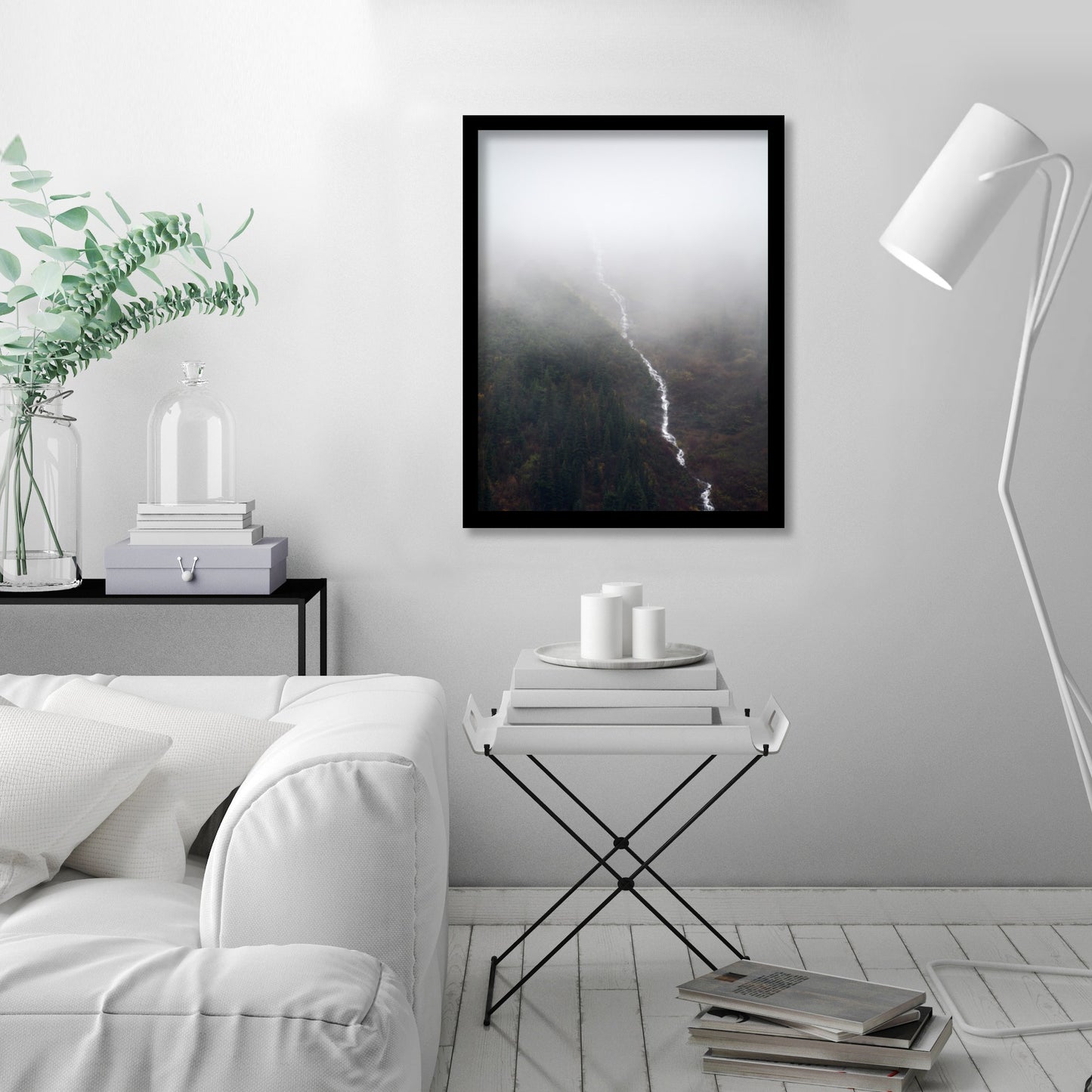 Fall Falling by Annie Bailey - Framed Print - Americanflat