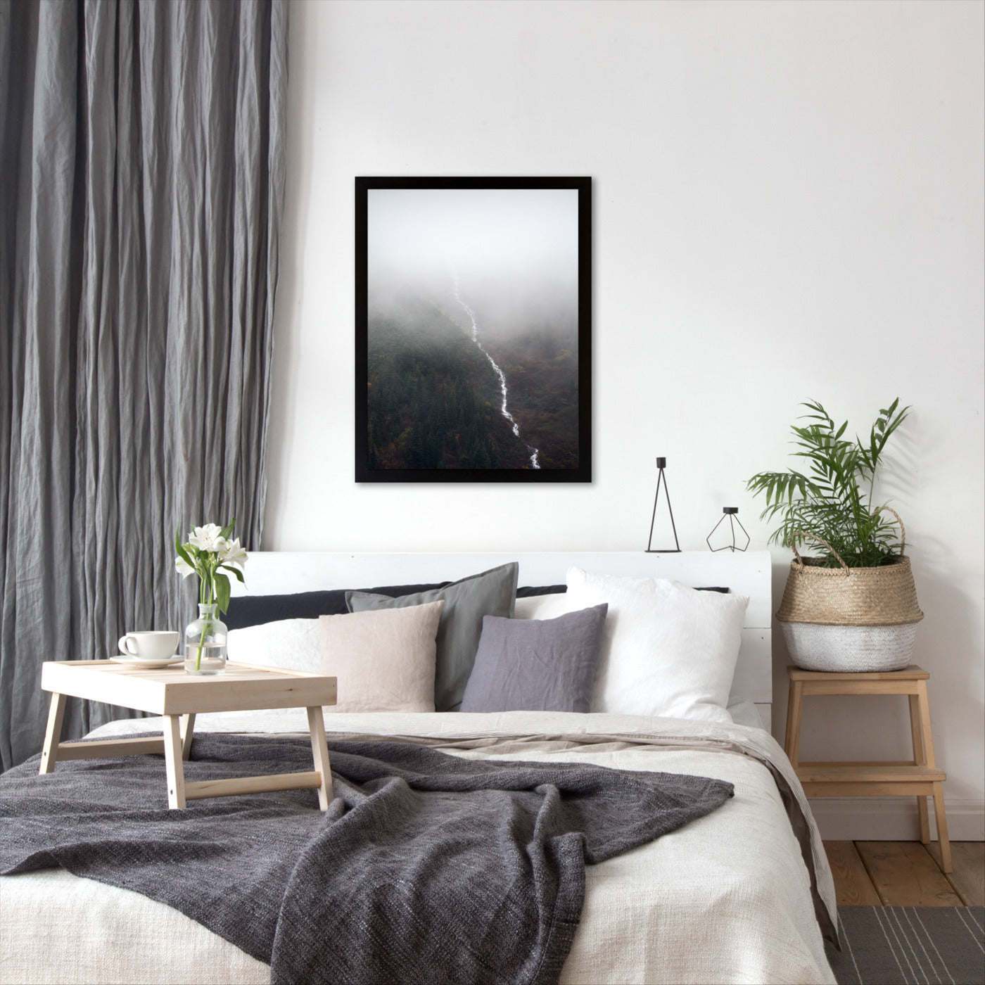 Fall Falling by Annie Bailey - Framed Print - Americanflat