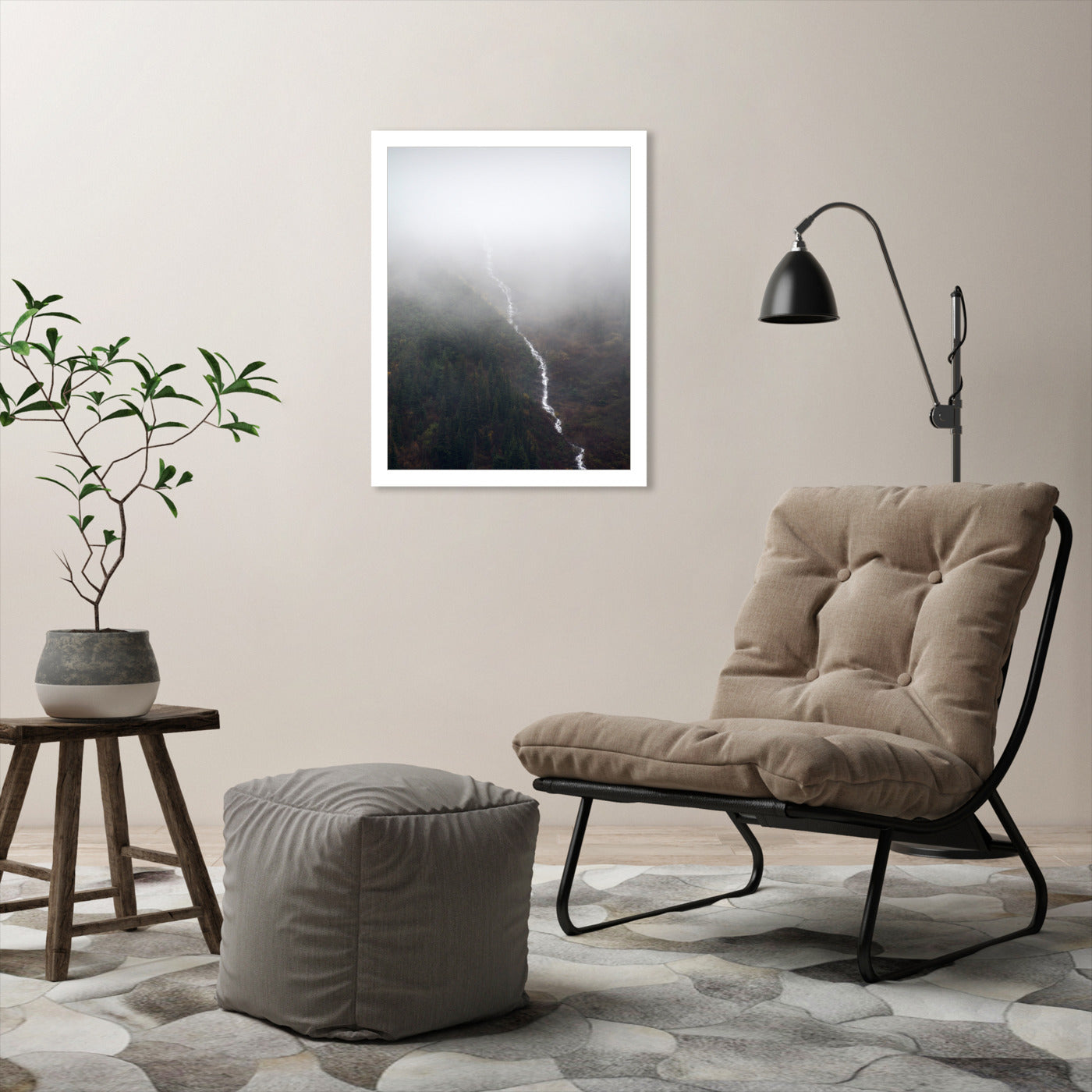 Fall Falling by Annie Bailey - Framed Print - Americanflat