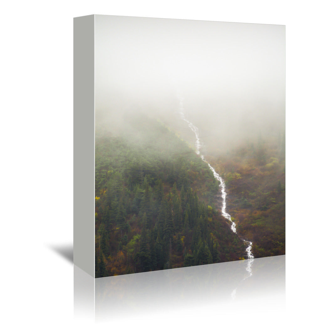 Flowing Through The Fog by Annie Bailey Wrapped Canvas - Wrapped Canvas - Americanflat