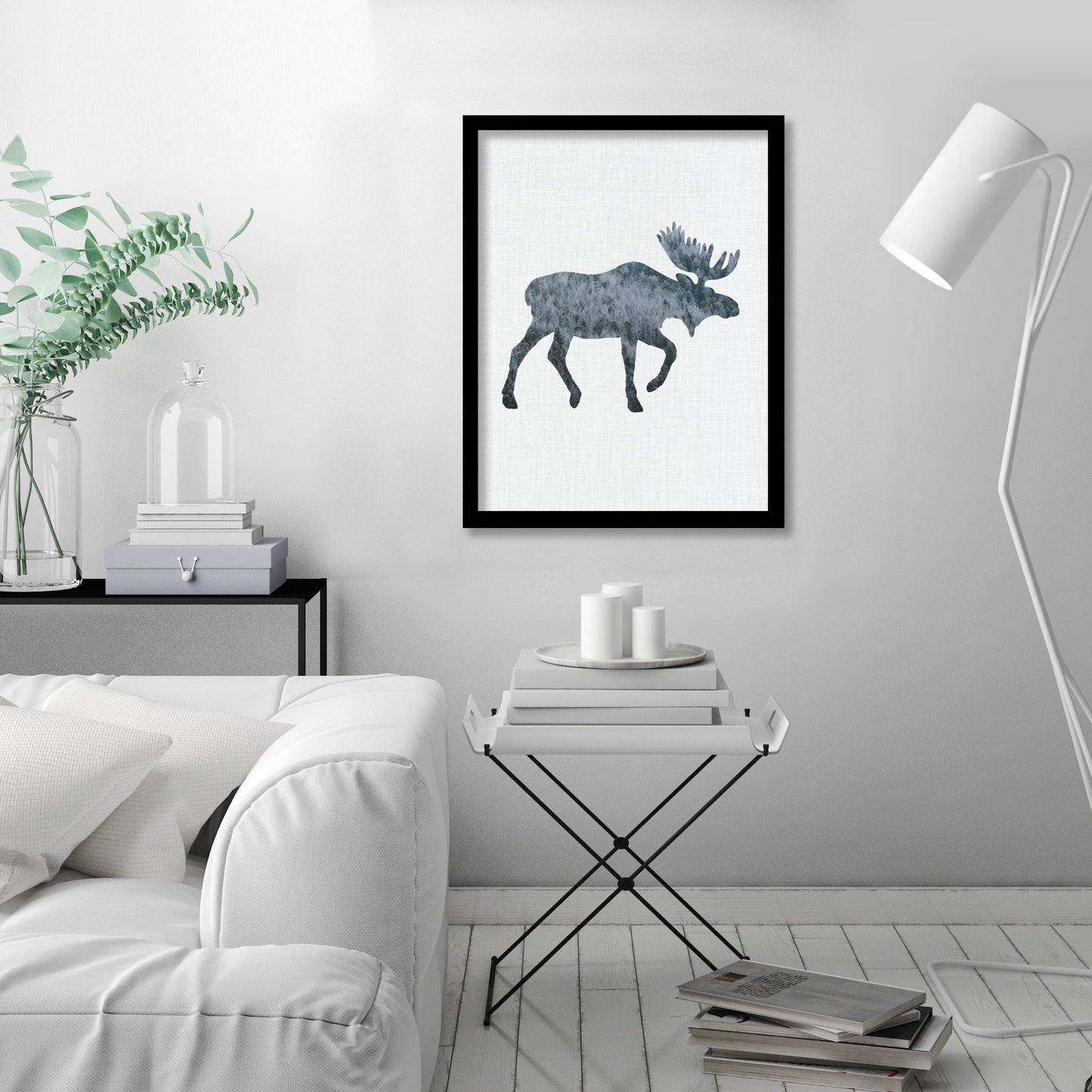 Moose by Annie Bailey - Framed Print - Americanflat
