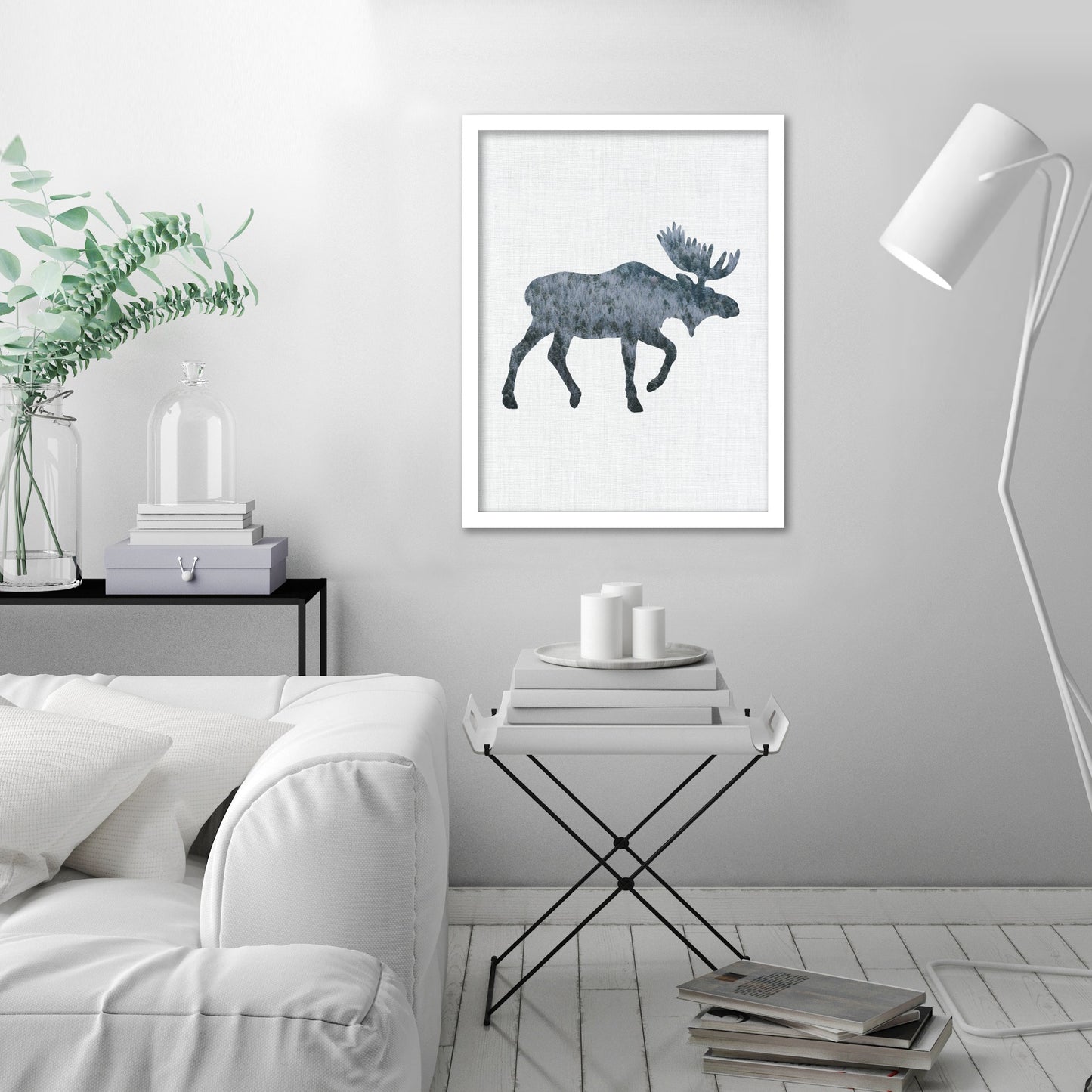 Moose by Annie Bailey - Framed Print - Americanflat