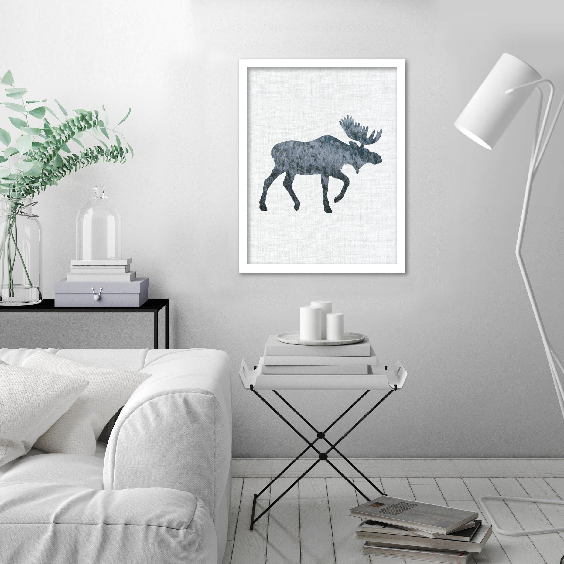 Moose by Annie Bailey - Framed Print - Americanflat