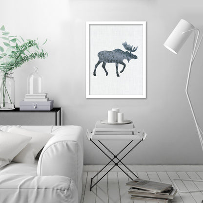 Moose by Annie Bailey - Framed Print - Americanflat