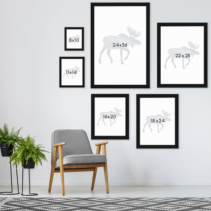 Moose by Annie Bailey - Framed Print - Americanflat