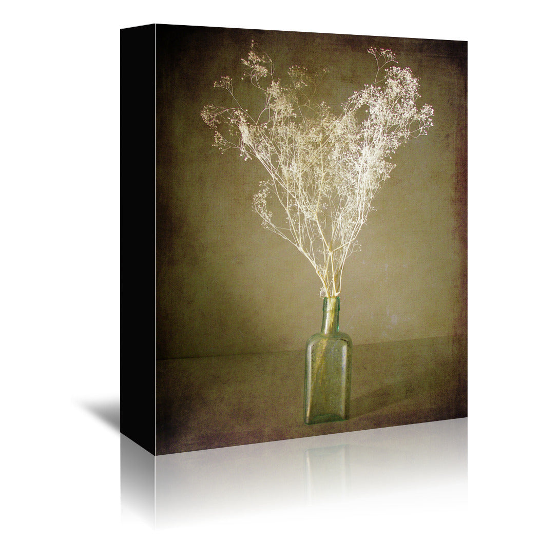 The Green Bottle art by Annie Bailey Wrapped Canvas - Wrapped Canvas - Americanflat