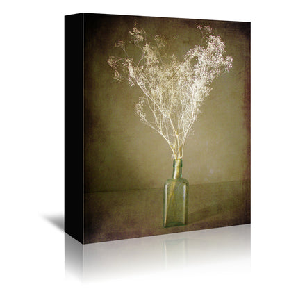The Green Bottle art by Annie Bailey Wrapped Canvas - Wrapped Canvas - Americanflat