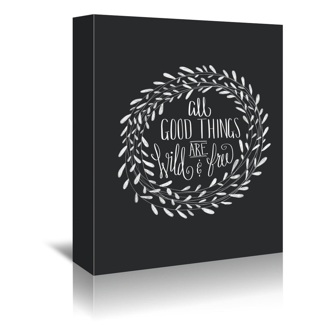 Wild And Free by Annie Bailey Wrapped Canvas - Wrapped Canvas - Americanflat