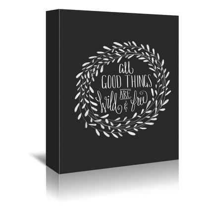 Wild And Free by Annie Bailey Wrapped Canvas - Wrapped Canvas - Americanflat