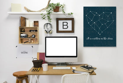 Written In The Stars by Annie Bailey Wrapped Canvas - Wrapped Canvas - Americanflat