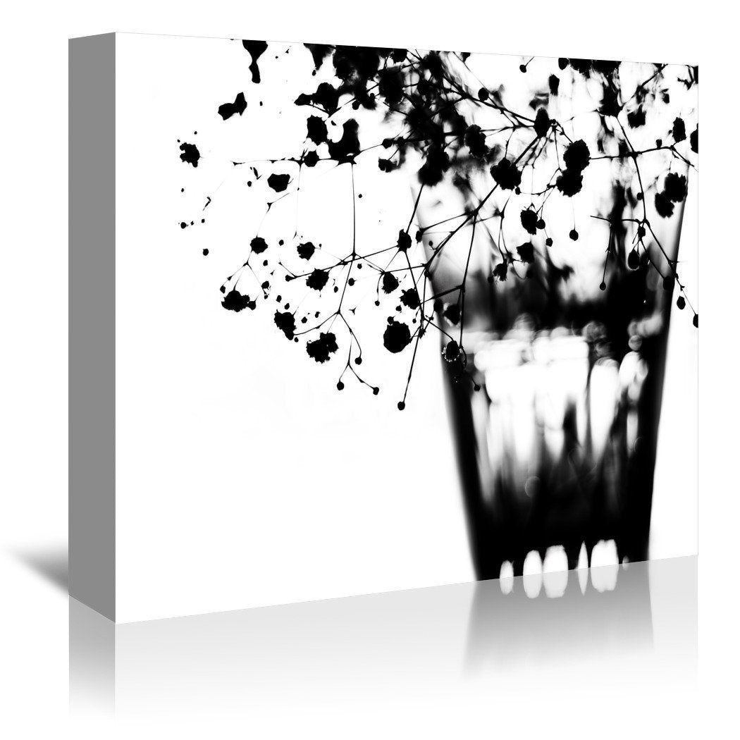 Baby's Breath Bw by Ingrid Beddoes Wrapped Canvas - Wrapped Canvas - Americanflat