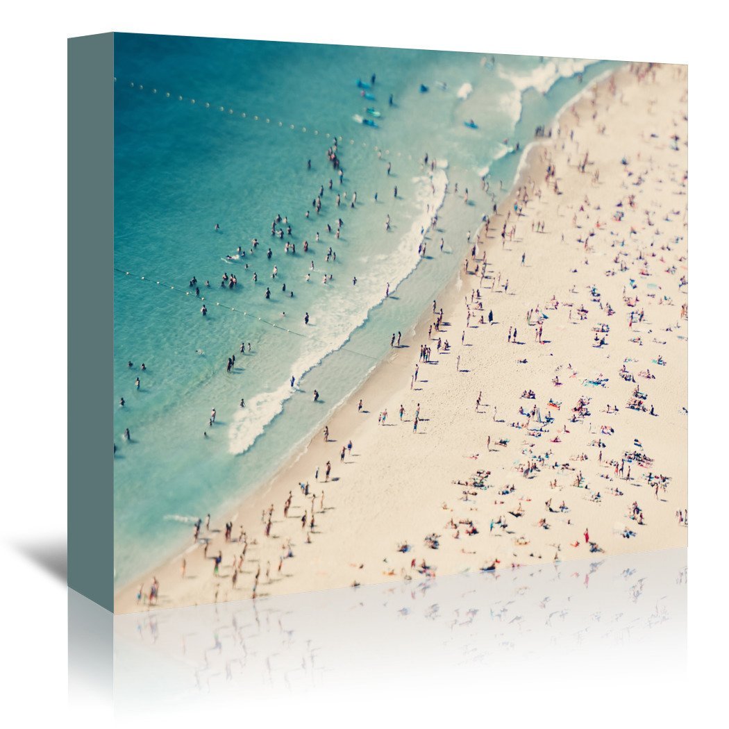 Beach Love Ii by Ingrid Beddoes Wrapped Canvas - Wrapped Canvas - Americanflat