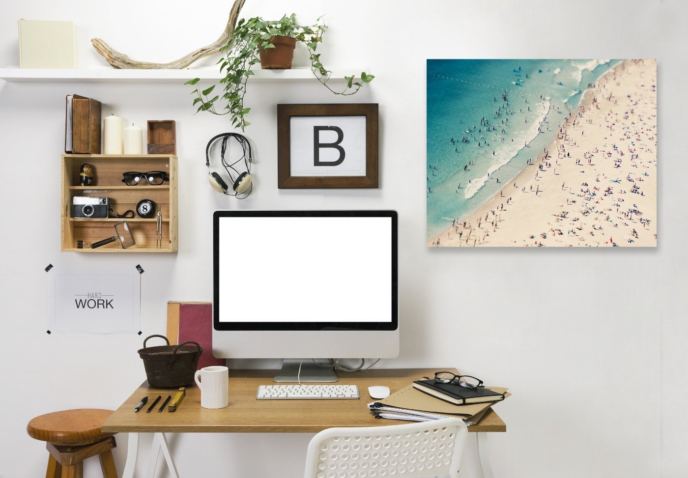 Beach Love Ii by Ingrid Beddoes Wrapped Canvas - Wrapped Canvas - Americanflat