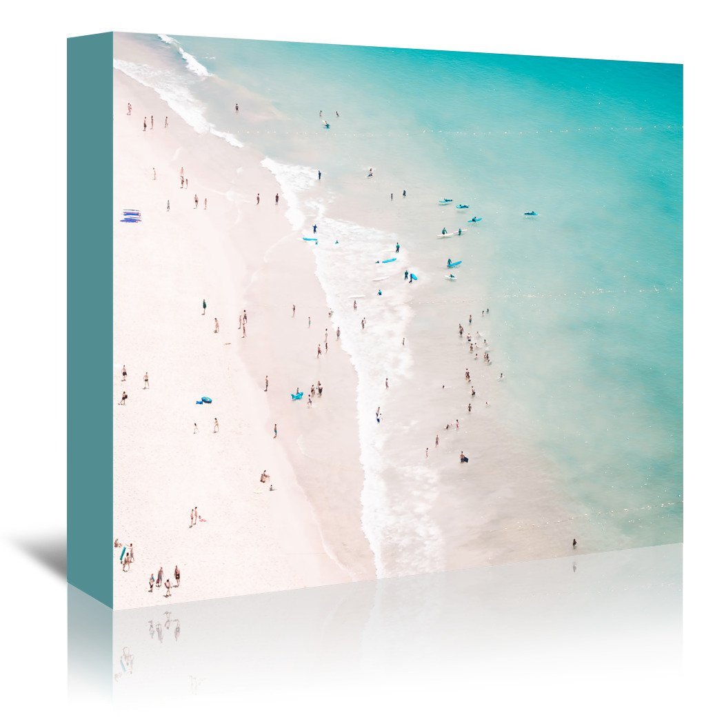 Beach Summer Love by Ingrid Beddoes Wrapped Canvas - Wrapped Canvas - Americanflat