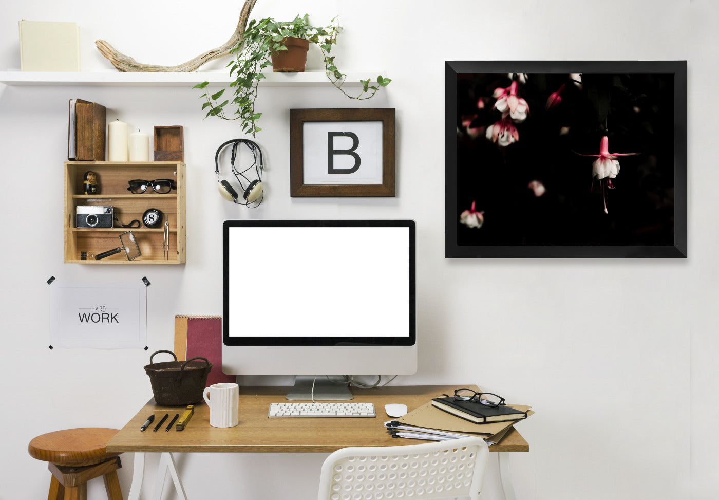 Fuchsia by Ingrid Beddoes Framed Print - Americanflat