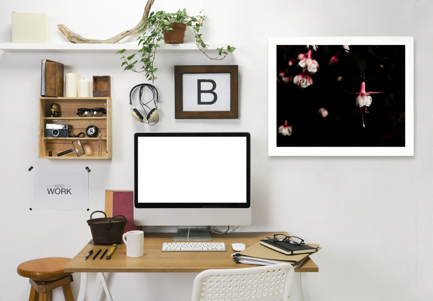 Fuchsia by Ingrid Beddoes Framed Print - Americanflat