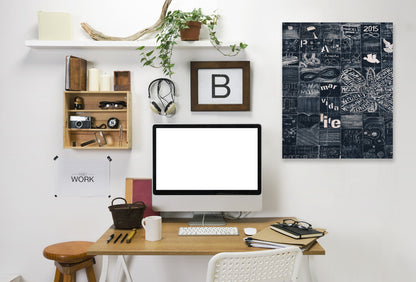 Graffiti Love by Ingrid Beddoes Wrapped Canvas - Wrapped Canvas - Americanflat