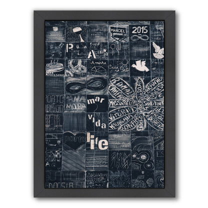 Graffiti Love by Ingrid Beddoes Framed Print - Americanflat