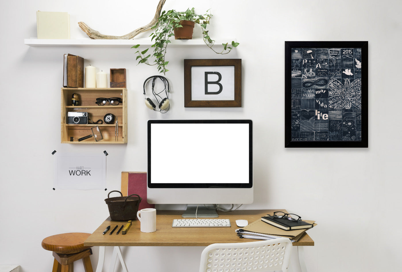 Graffiti Love by Ingrid Beddoes Framed Print - Americanflat