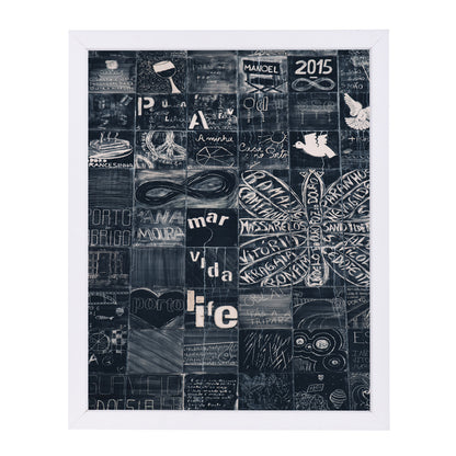 Graffiti Love by Ingrid Beddoes Framed Print - Americanflat