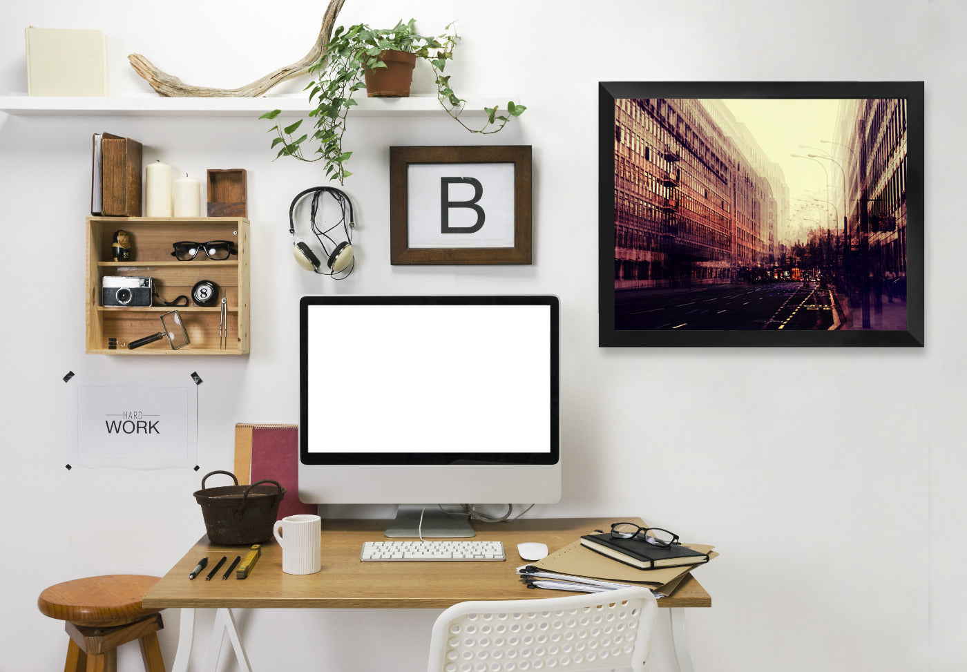 London by Ingrid Beddoes Framed Print - Americanflat